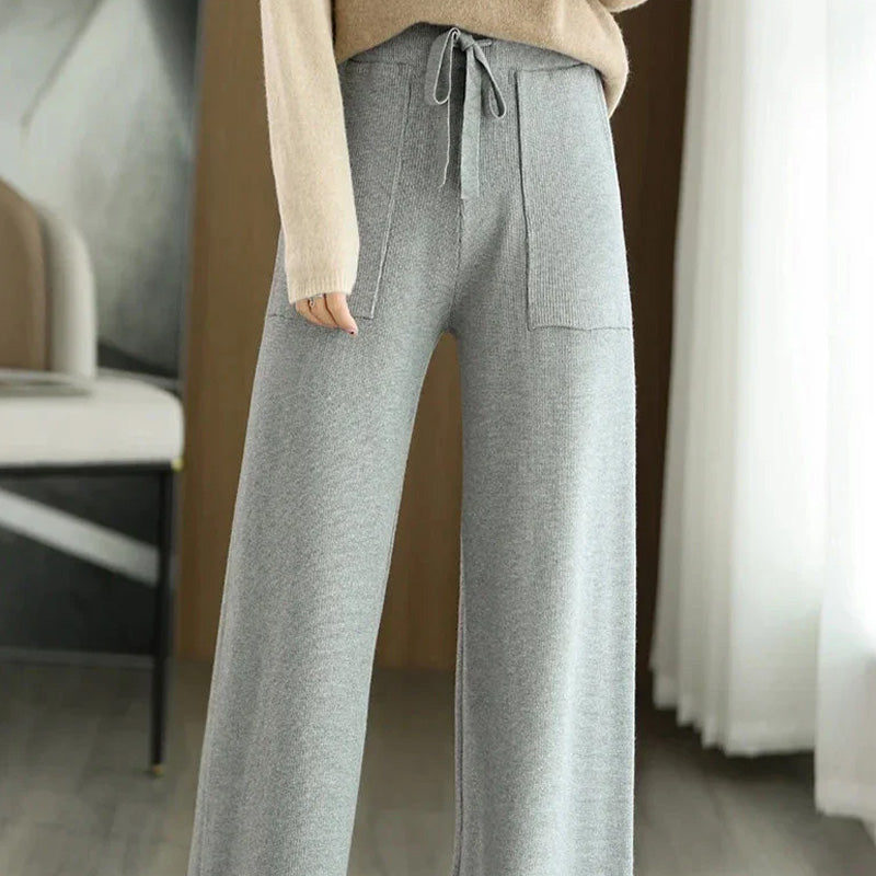 Charlotte Knit Wide-Leg Pants
