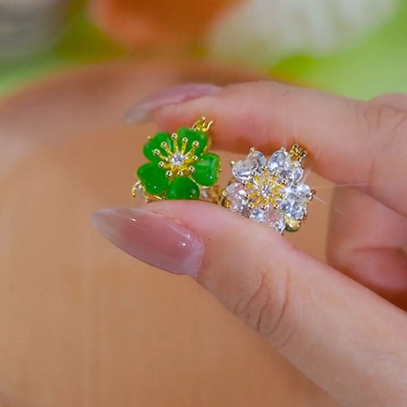 Maddie Blossom Crystal Earrings