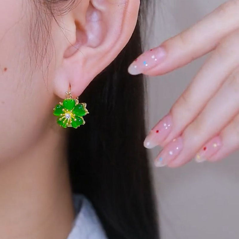 Maddie Blossom Crystal Earrings