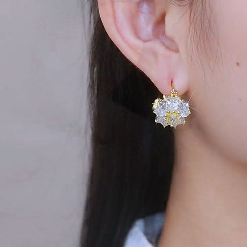 Maddie Blossom Crystal Earrings