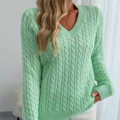 Olivia Knit V-Neck Sweater