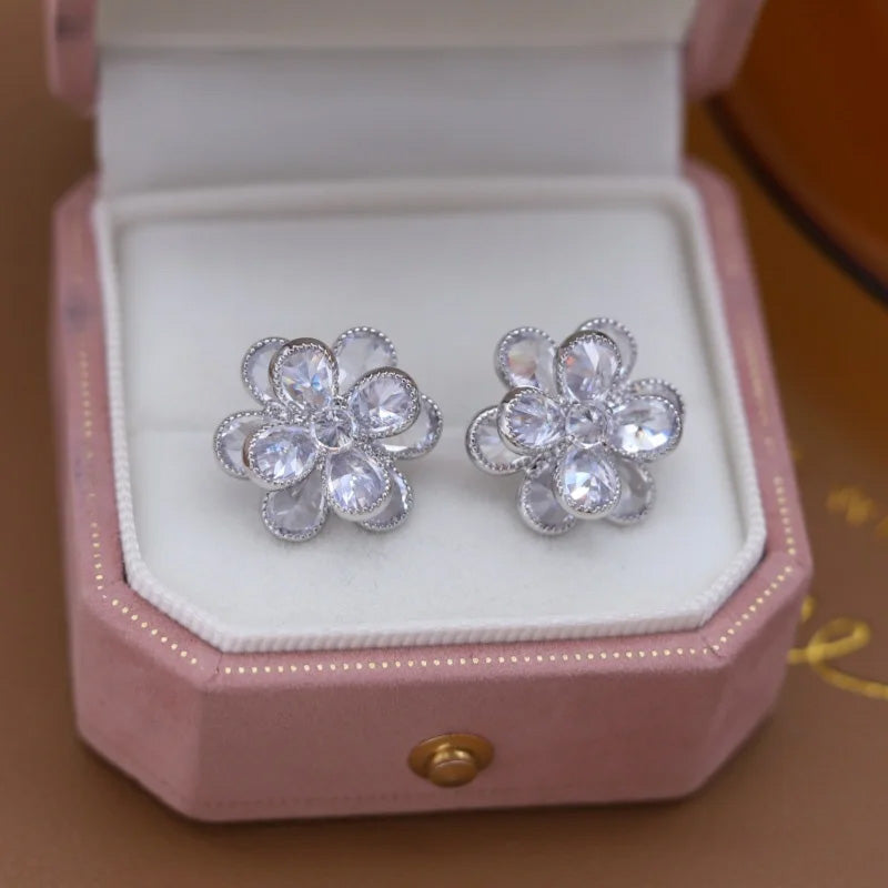 Olivia Crystal Bloom Studs