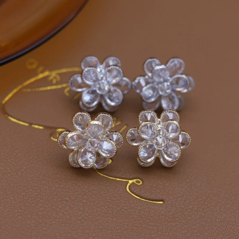 Olivia Crystal Bloom Studs