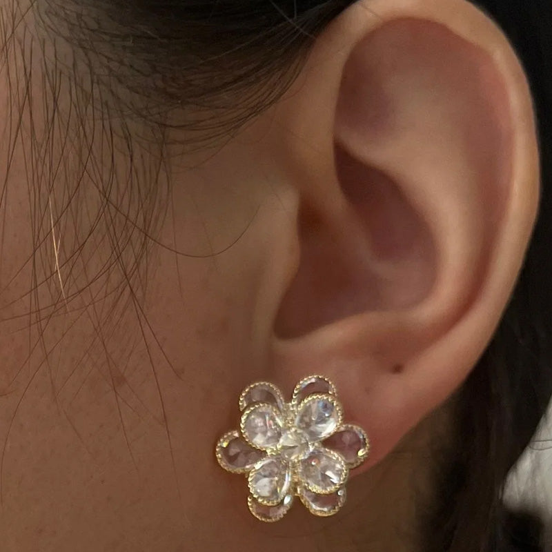 Olivia Crystal Bloom Studs