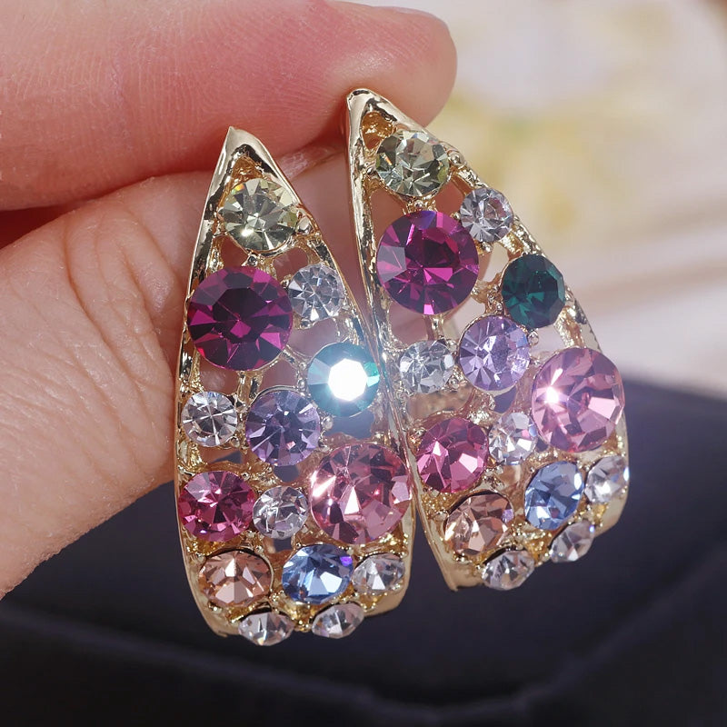 Sophie Caldwell Crystal Mosaic Earrings