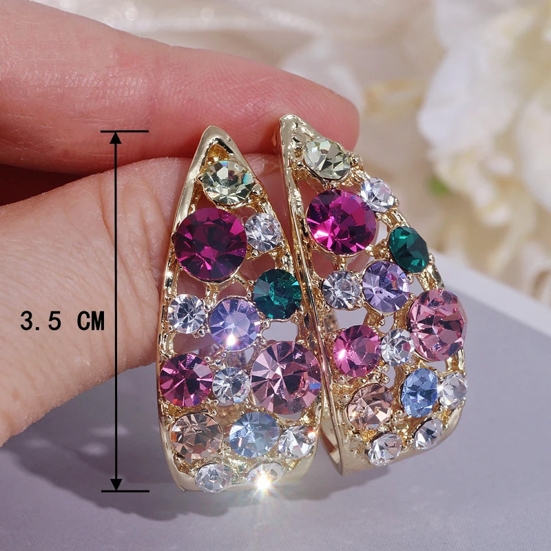 Sophie Caldwell Crystal Mosaic Earrings