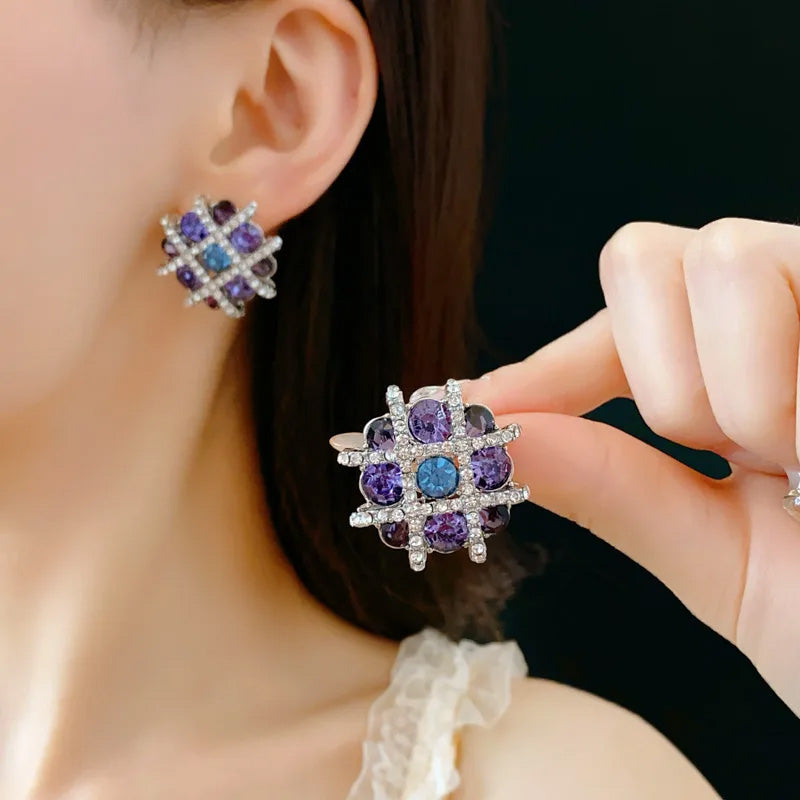Clara Crystal Studs