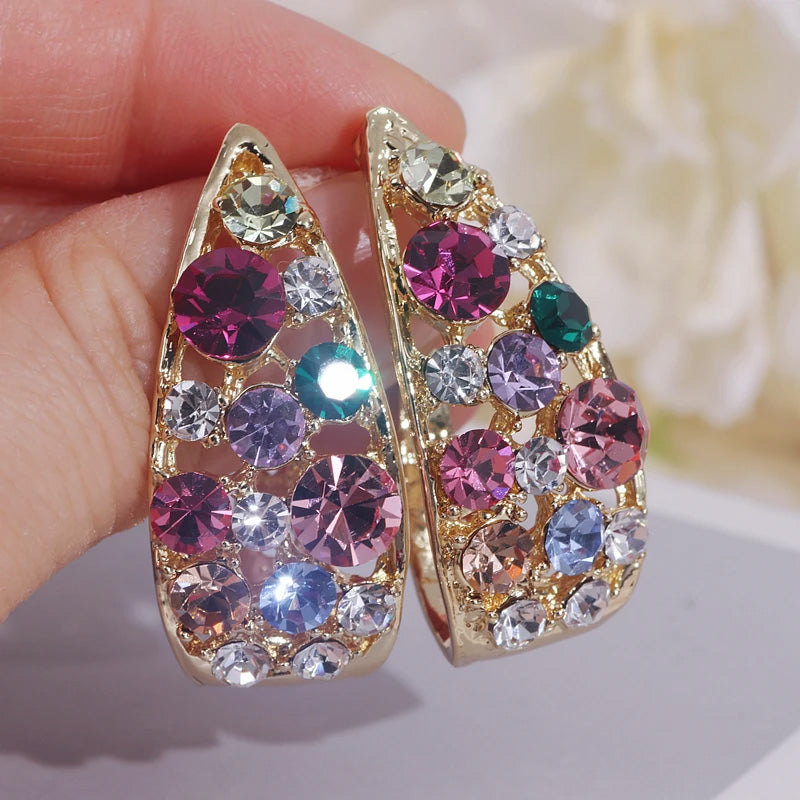 Sophie Caldwell Crystal Mosaic Earrings