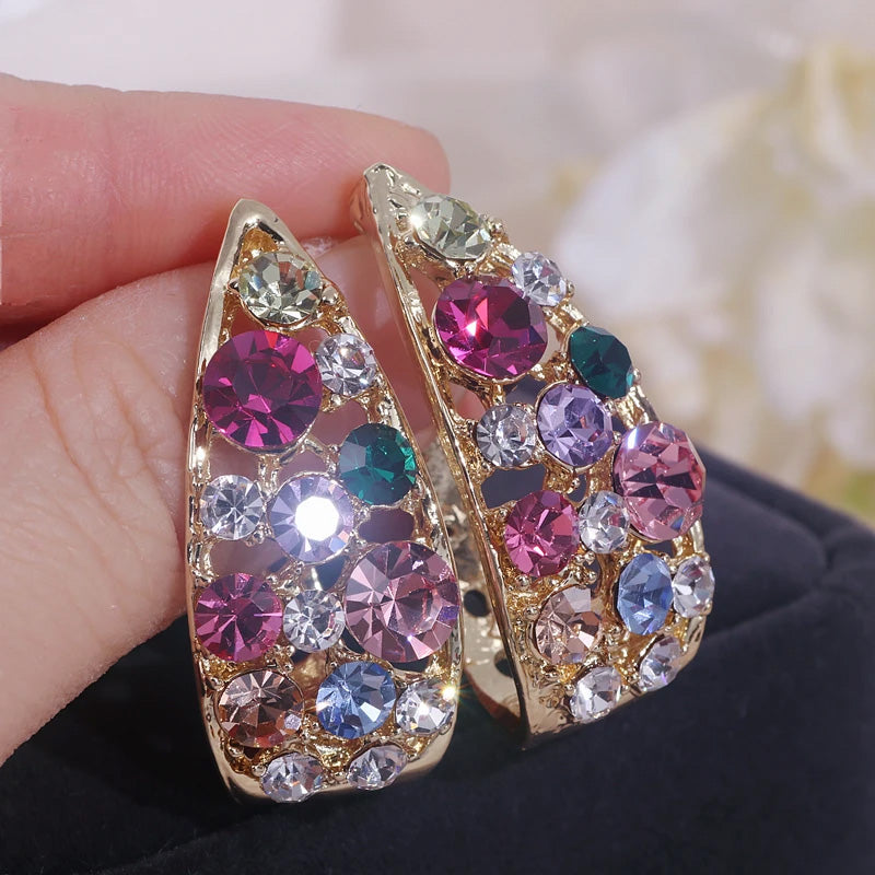 Sophie Caldwell Crystal Mosaic Earrings