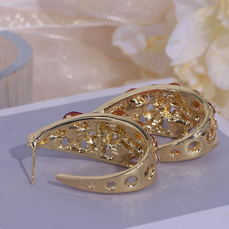 Sophie Caldwell Crystal Mosaic Earrings