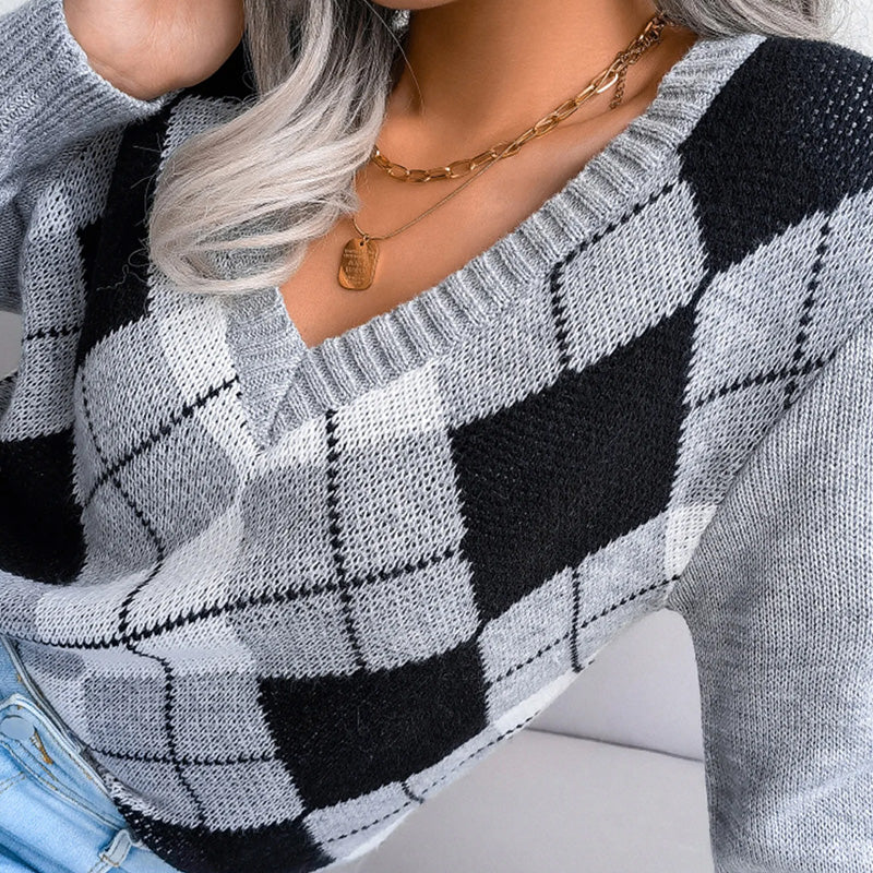 Harriet V-Neck Knit Jumper
