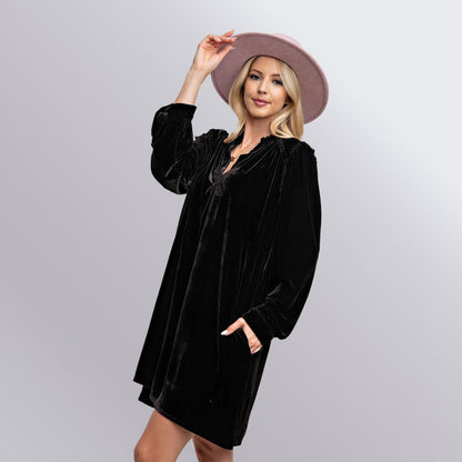 Olivia Velvet Dress