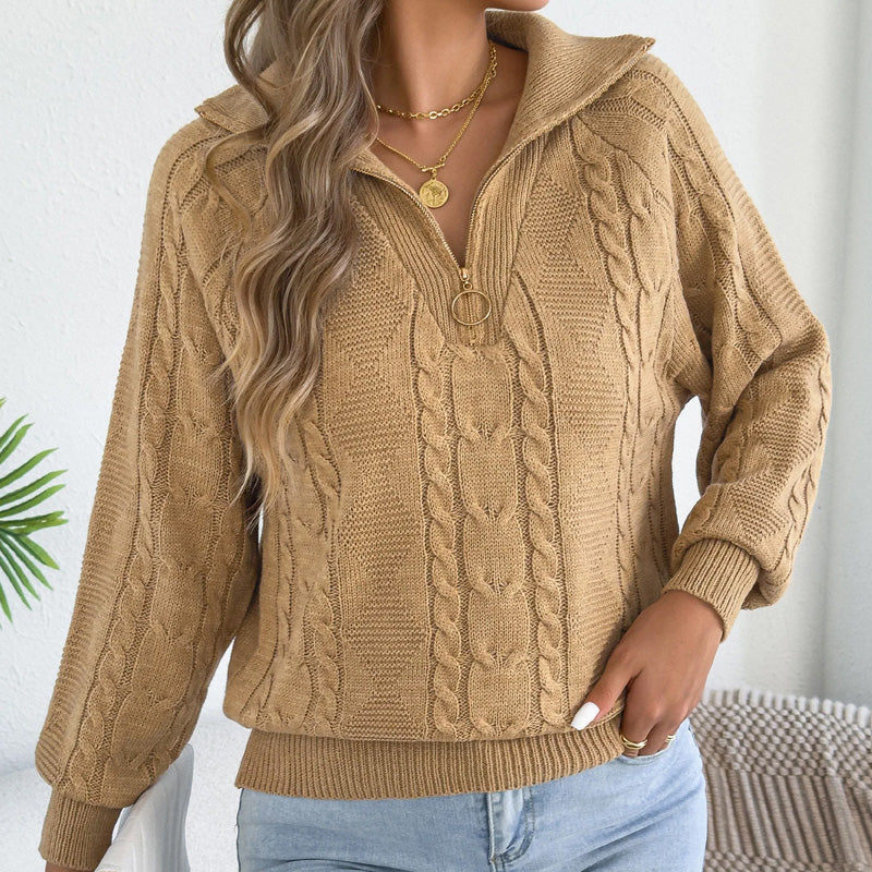 Elsie Knit Half-Zip Pullover