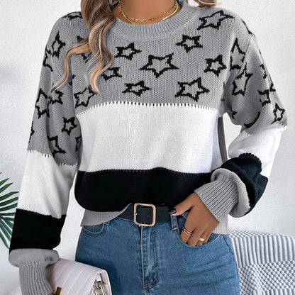 Harper Star Pattern Knit Jumper