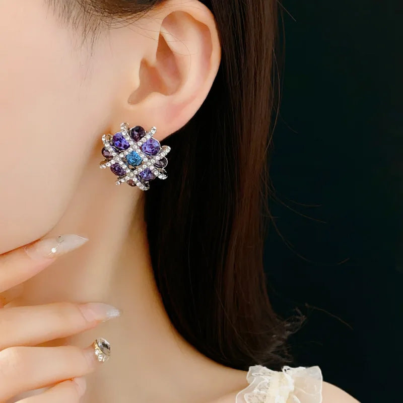 Clara Crystal Studs