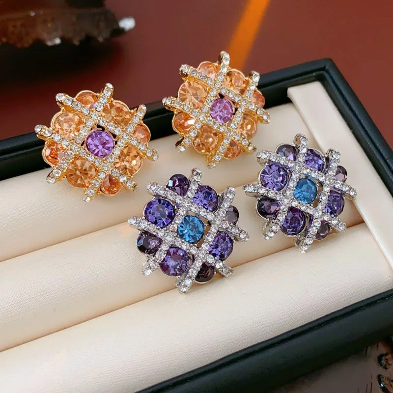 Clara Crystal Studs