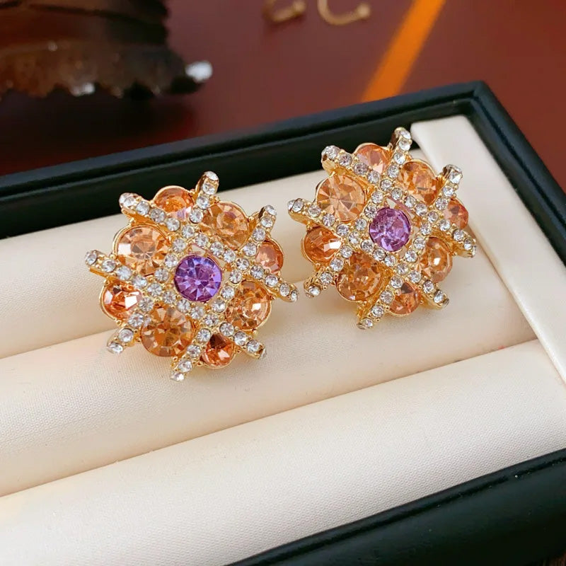 Clara Crystal Studs