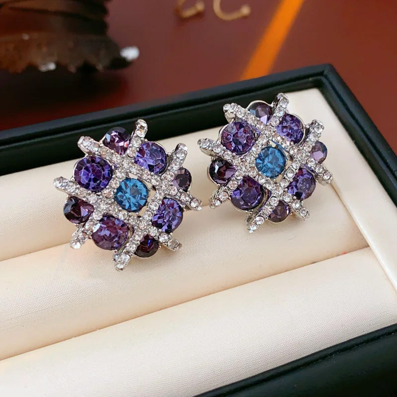 Clara Crystal Studs