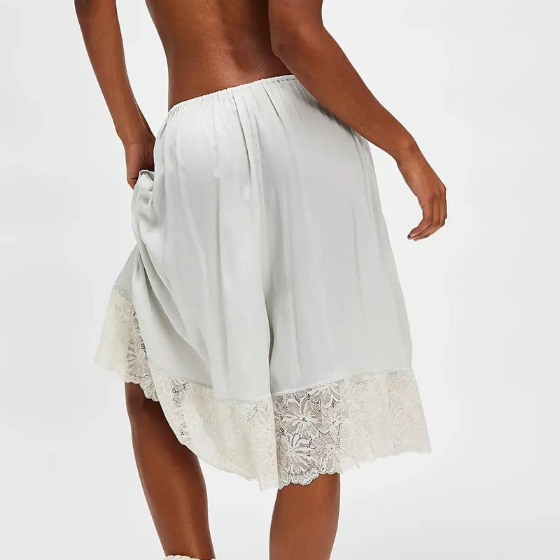 Chloe Lace Hem Lounge Shorts
