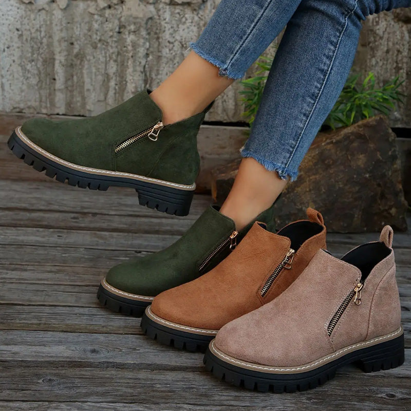 Tahlia Zip Ankle Boots