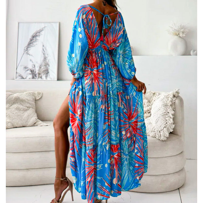 Coastal Flow Maxi Dress