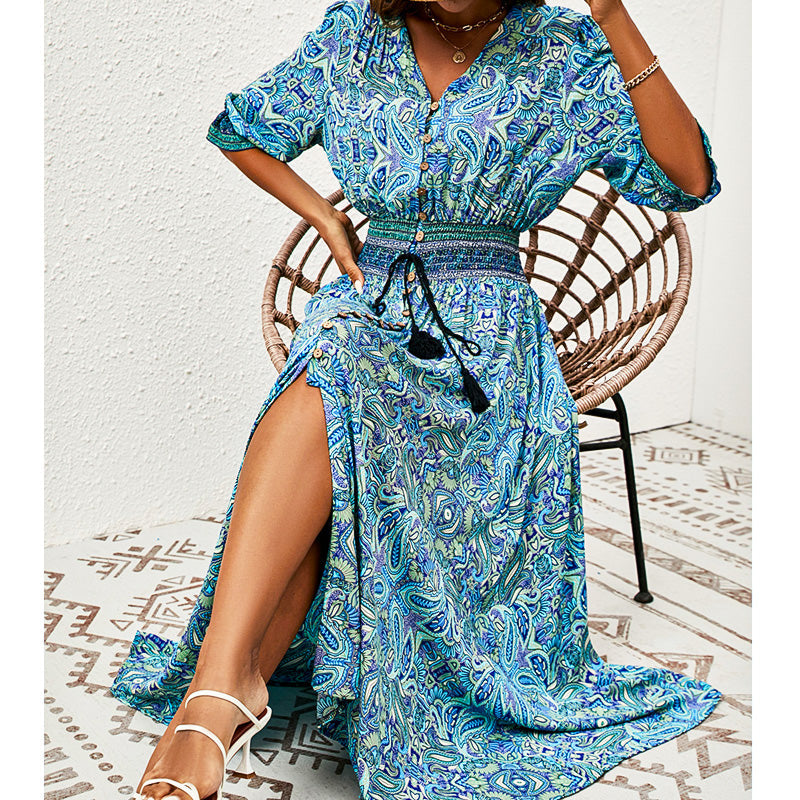 Sandstone Breeze Maxi Dress