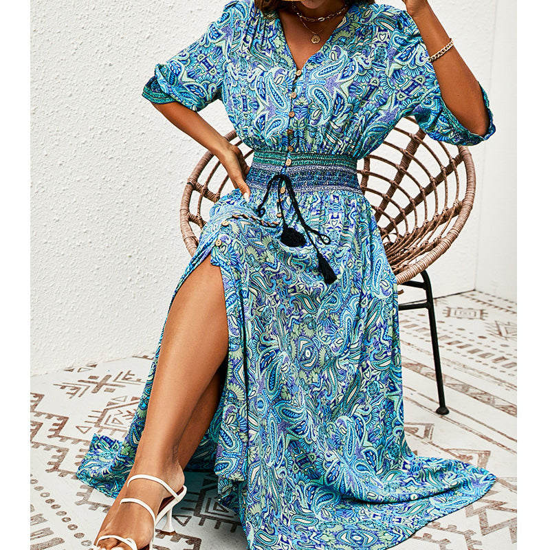 Sandstone Breeze Maxi Dress