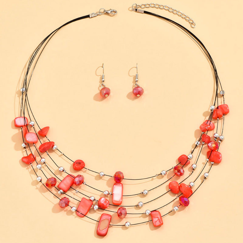 Cascade Layered Gem Set