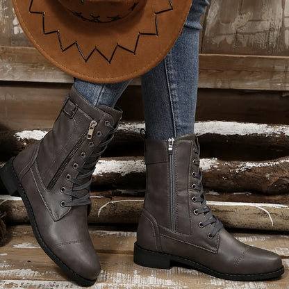 Charlotte Lace-Up Boots