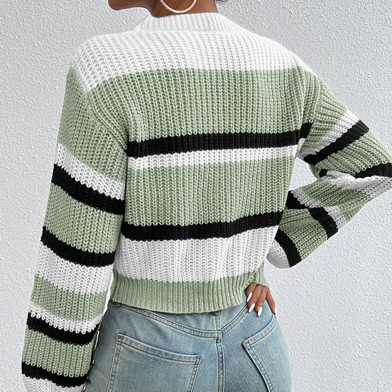 Amelia Stripe Knit Jumper