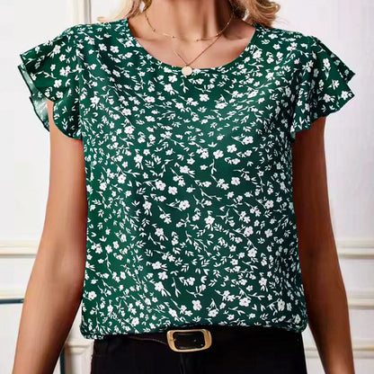Emma Ruffle Sleeve Blouse