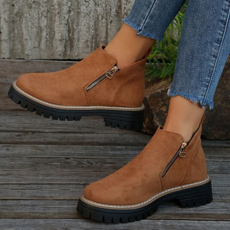 Tahlia Zip Ankle Boots