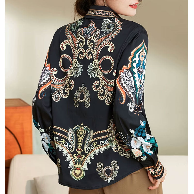 Alice Paisley Bloom Button-Down Shirt