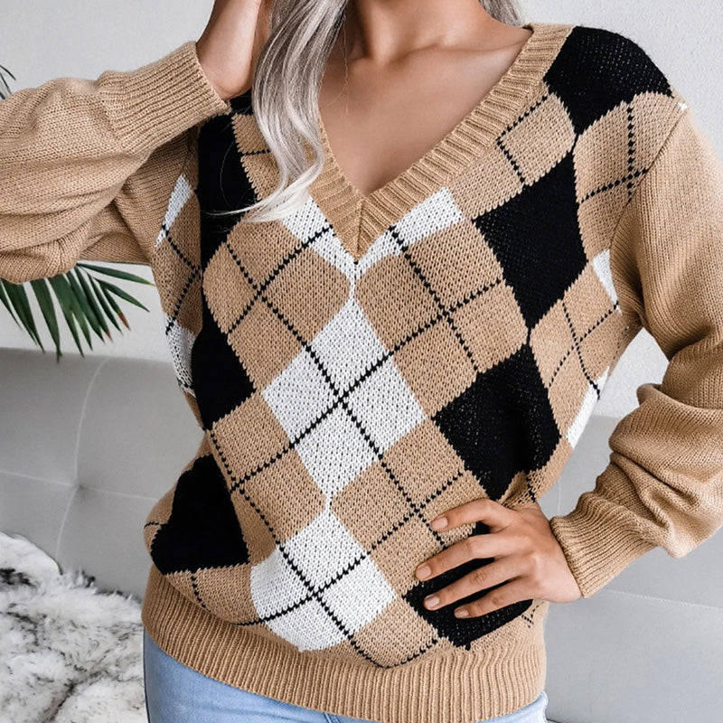 Harriet V-Neck Knit Jumper