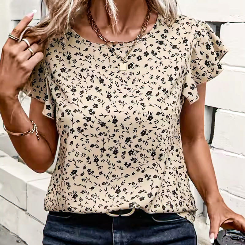 Emma Ruffle Sleeve Blouse