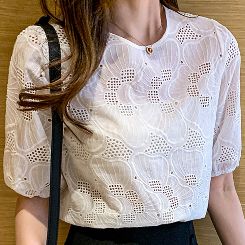 BreezeCut Blouse