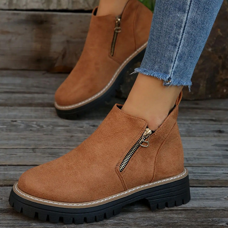 Tahlia Zip Ankle Boots