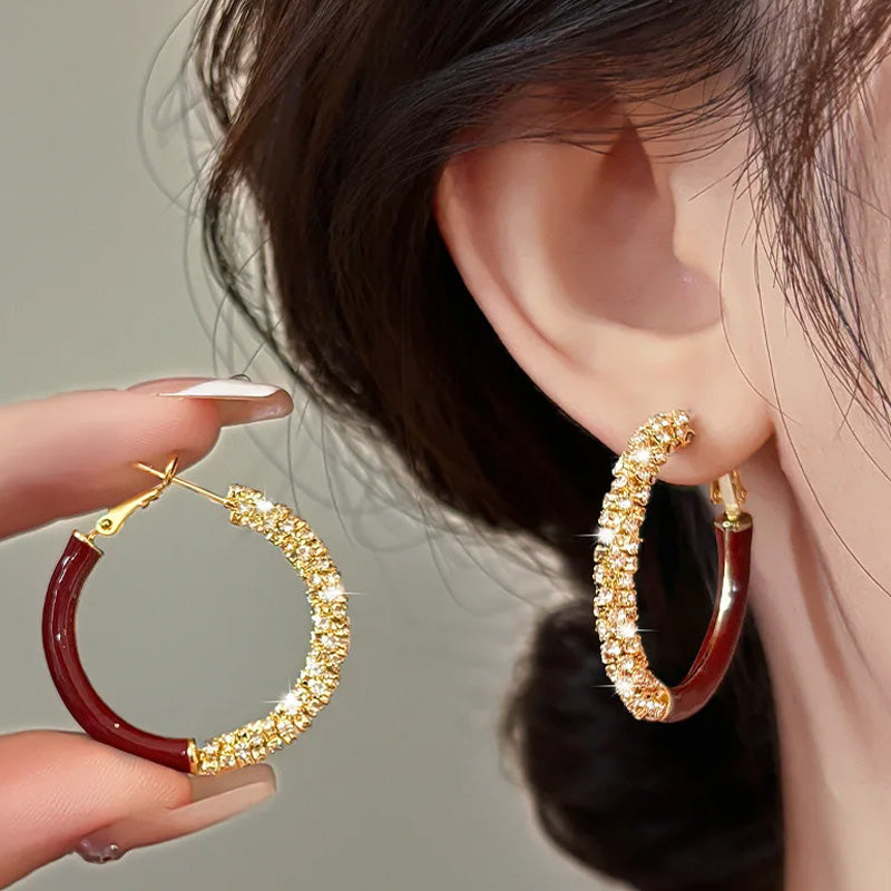 Lora Sparkle Hoops