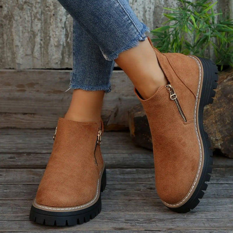 Tahlia Zip Ankle Boots