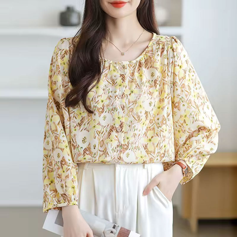 Victoria Long-Sleeve Blouse
