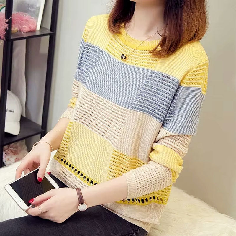 Eliana Color-Block Sweater