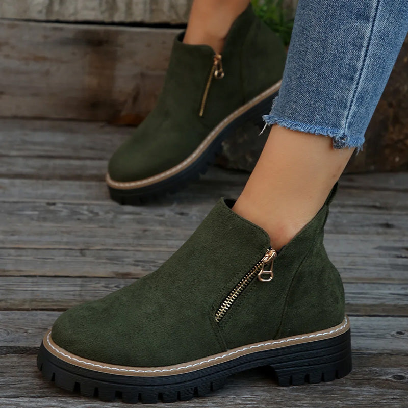 Tahlia Zip Ankle Boots