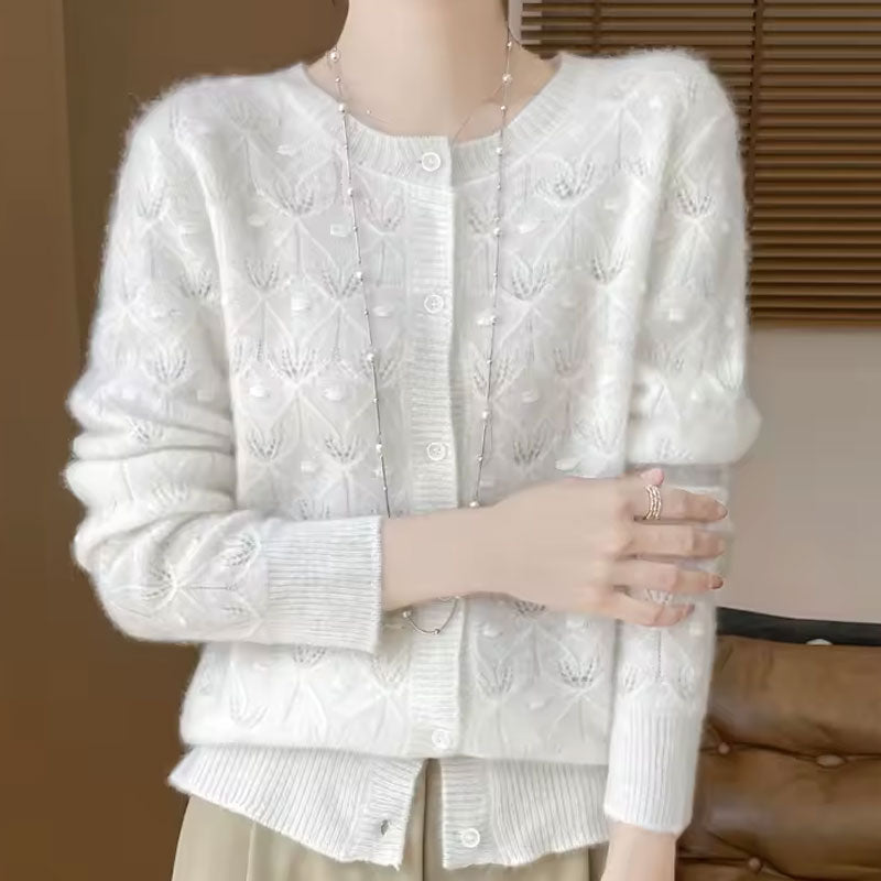 Ariana Floral Knit Cardigan