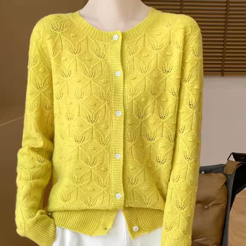 Ariana Floral Knit Cardigan