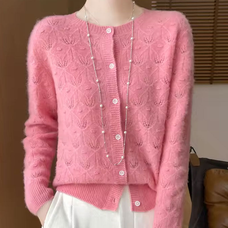 Ariana Floral Knit Cardigan