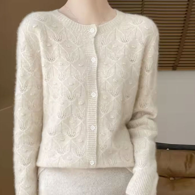 Ariana Floral Knit Cardigan