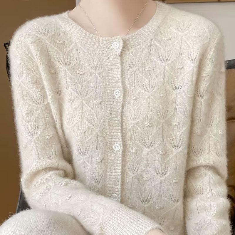 Ariana Floral Knit Cardigan