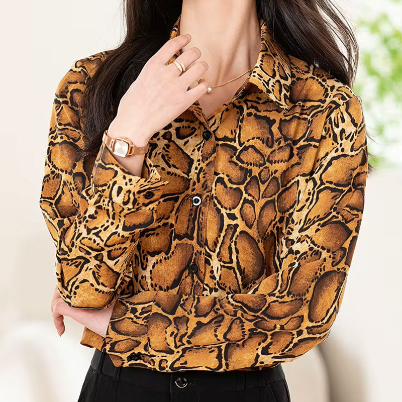 Hazel Safari Print Blouse