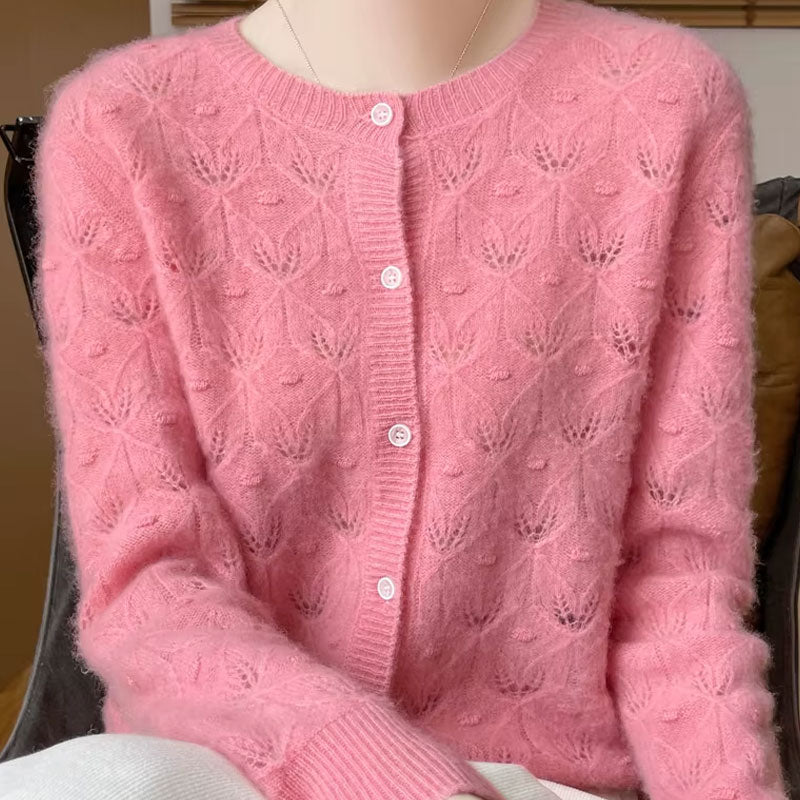 Ariana Floral Knit Cardigan