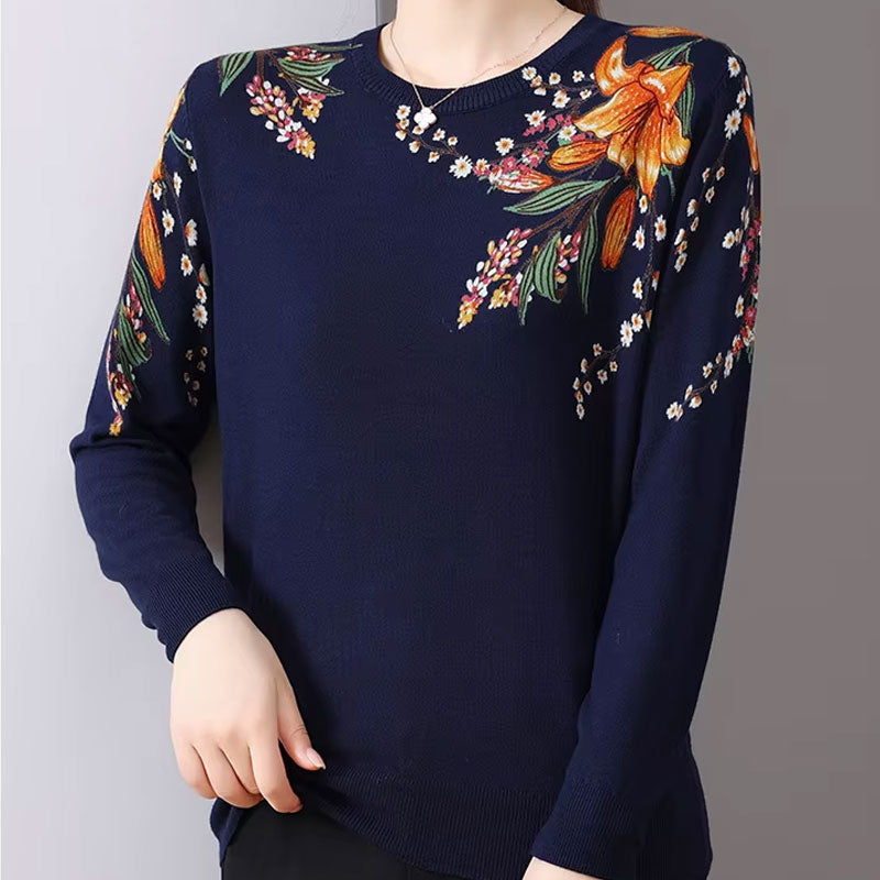 Charlotte Flower Sweater